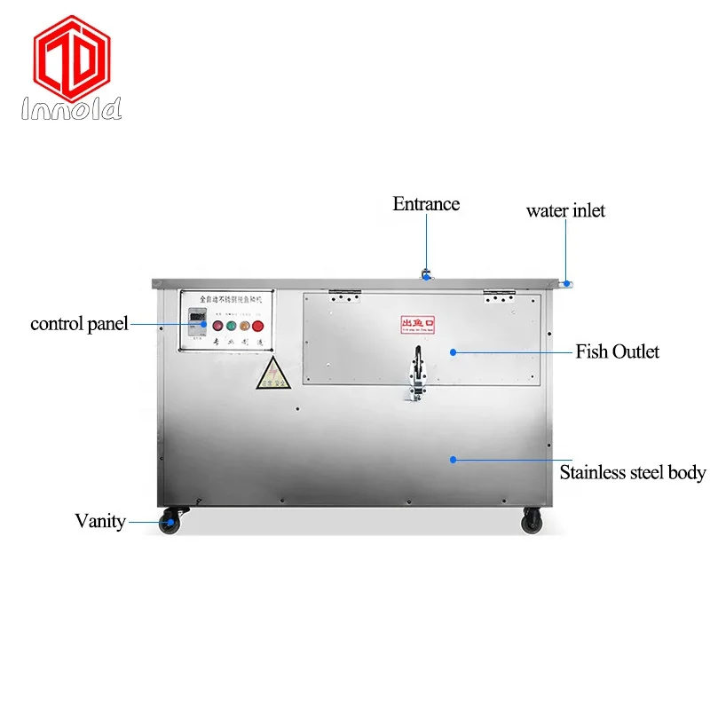 Easy Operation Commercial Remover Fish Scales Machine