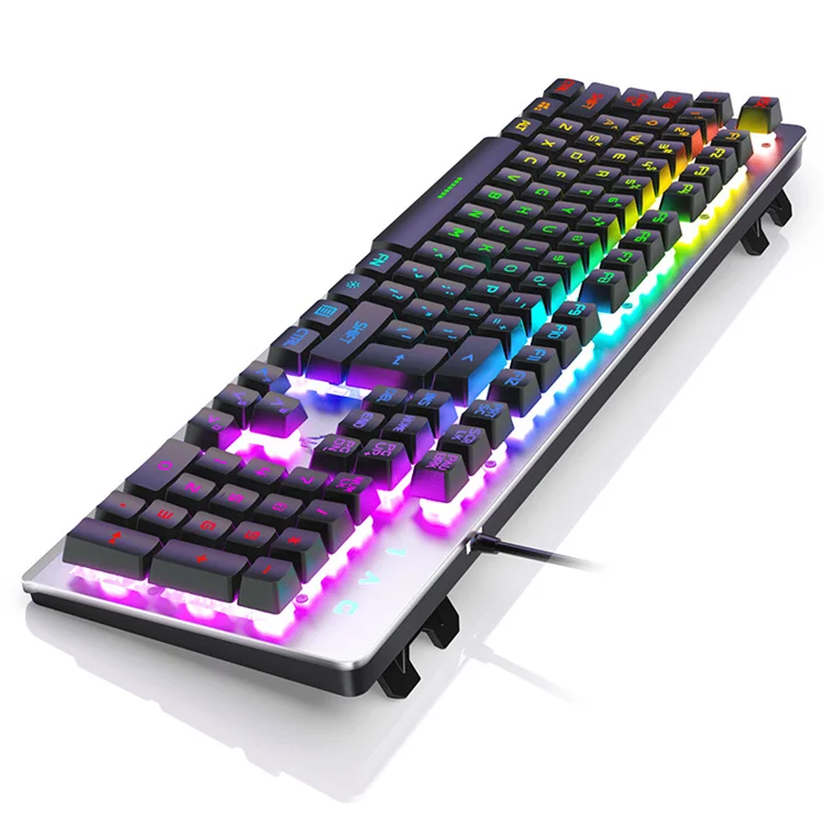 Hot Selling Table Wired Keyboard Gaming Mechanical Keyboard Blue Led K002 Mechanical Gaming Keyboard