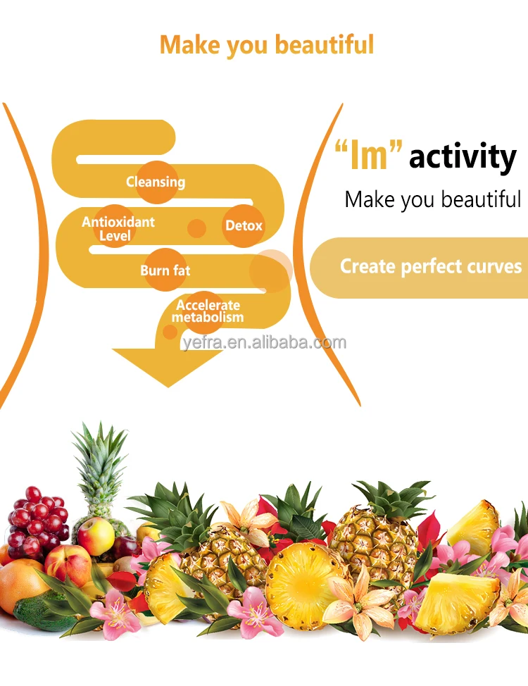 Lemon slimming juice Private Label Loss Weight Healthy Diet Concentrate Instant Powder lemon fruit flavor Slim Fit Juice