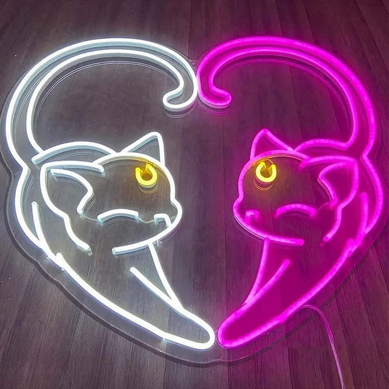 The most popular anime neon LED sign light Glowing comic neon acrylic sign