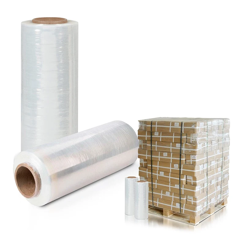 Custom Jumbo Roll Stretch Film PE Plastic pallet wrap for packaging-Jumbo Roll Stretch PE Film