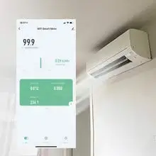 EMylo Smart Single Phase Digital Energy Meter, LCD Display with Wireless WiFi Remote Control 60A 90-250V 60Hz Smartphone APP