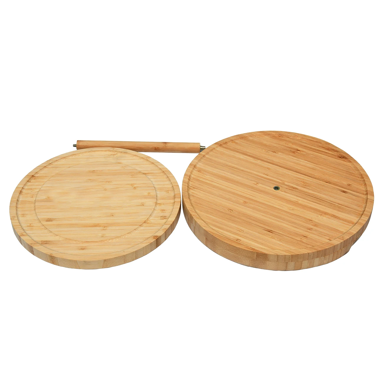 Marble Black Unique Bamboo Acacia Charcuterie Cheese Board With Drawers Knives Set 2 Tiers Platter High Quality