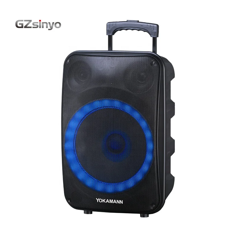 super sound wireless portable amplifier trolley speaker box for karaoke system