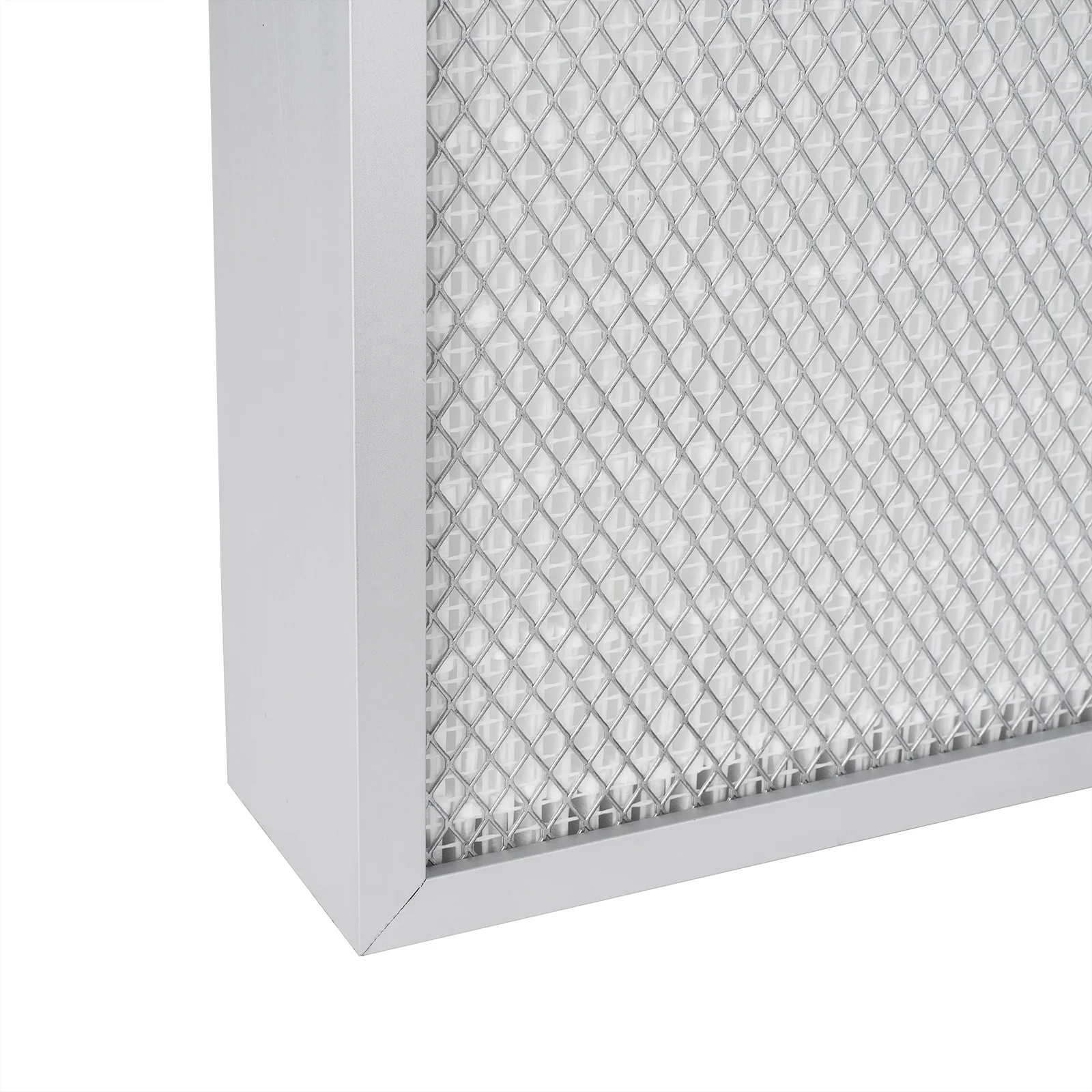 High temperature air purifier filter without partition aluminum plate air filter paper industrial fiberglass paper F6 level