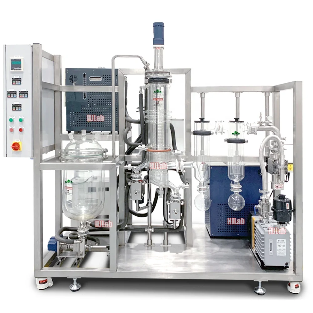 Automatic Continuous Feeding Discharging Wiped Film Evaporator Short Path Molecular Distillation with Gear Pump