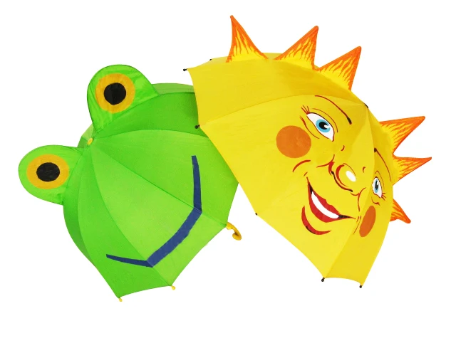 Manufacturer Personalized Rain Umbrella Cartoon Characters Outdoor Kids Colorful Umbrella For Promotional Use