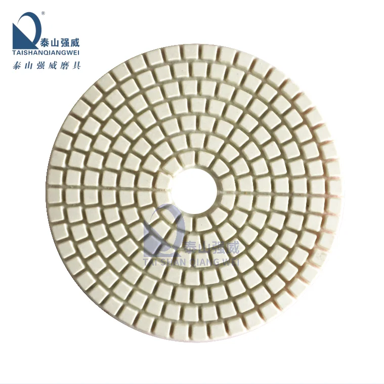 100mm granite quartz marble diamond polishing pads 4inch