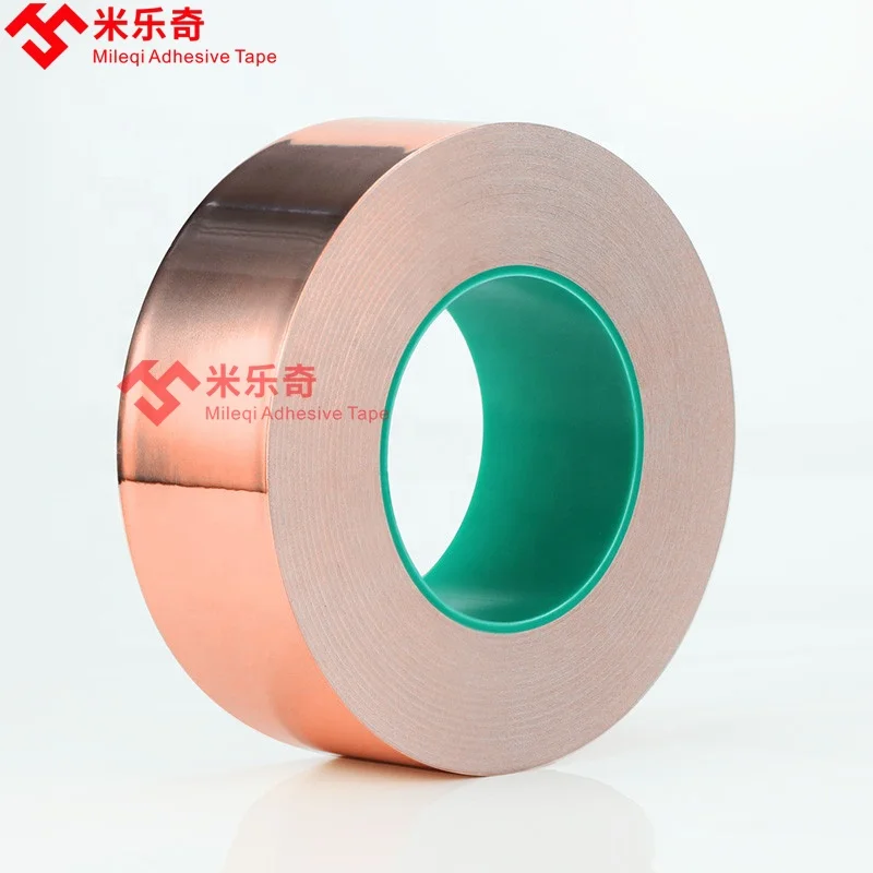 
5mm*50m high temperature resistance self-adhesive die-cut copper tape conductive copper foil tape 