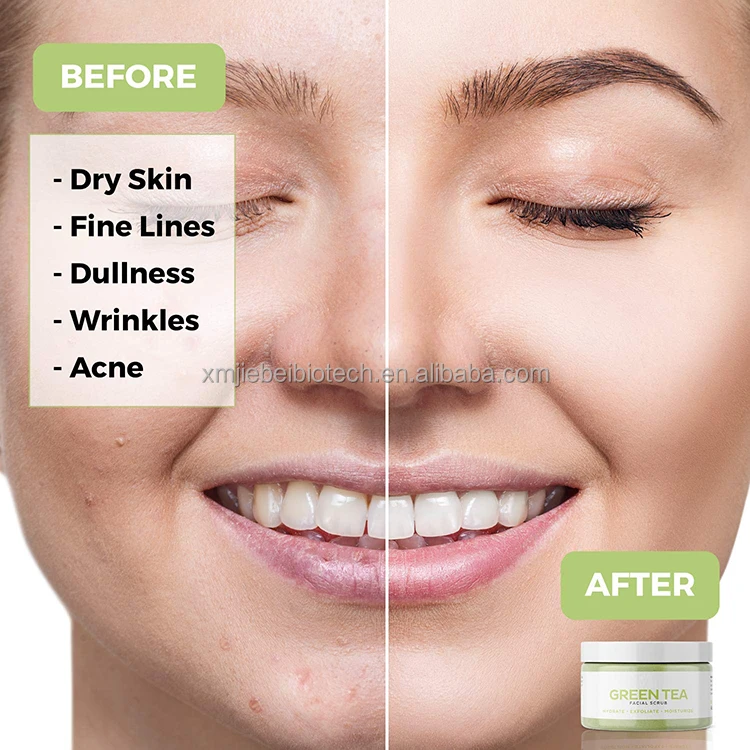 Exfoliating Body Scrub Hydrating And Moisturizing Green Tea Face Scrub