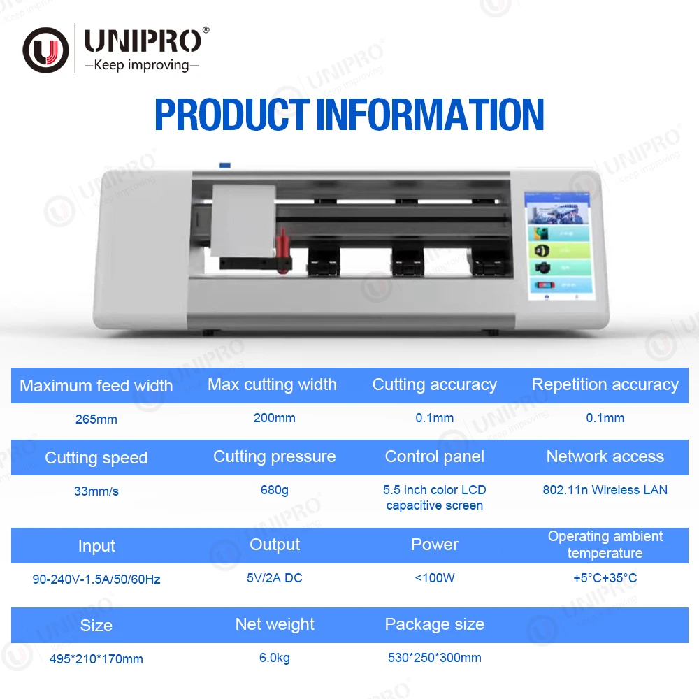 Mobile Phone Screen Protector & Back Sticker Flim Cutting Making Machine For TPU/TPH/PET/PVC Hydrogel Film Raw Material