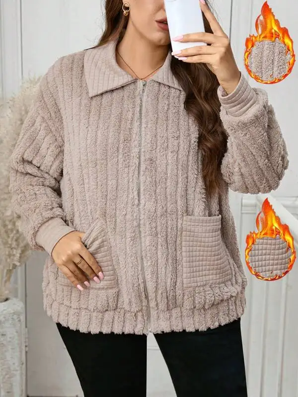 2023 Autumn and Winter Amazon Hot Online Red Plaid Woolen Coats Womens New High Quality Medium Length Plaid Coat Jackets