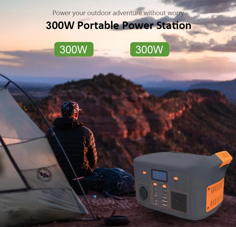  Новая AC 110/220v Выходная литиевая электростанция 300w 78000mAh lifepo4 аварийная солнечная для высоких ватт