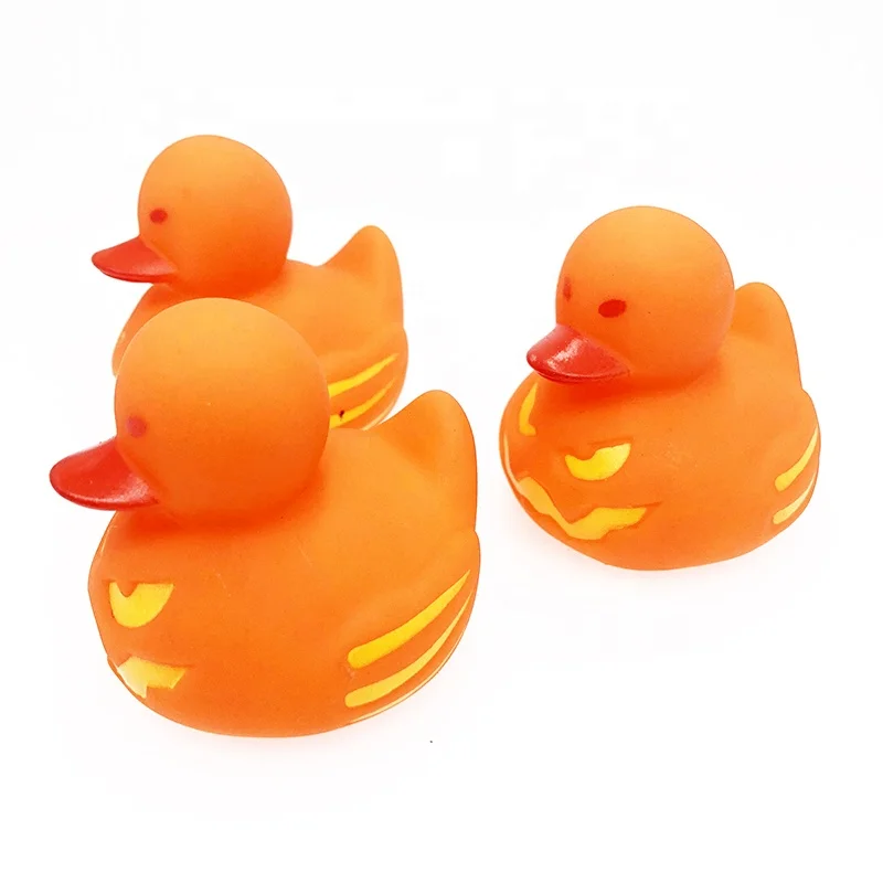 Promotion Soft OEM Scream Squeaky Rubber Baby Gold Bath Duck Toy