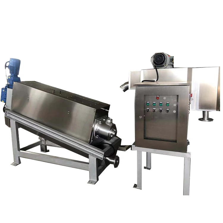 sludge dewatering machine screw press