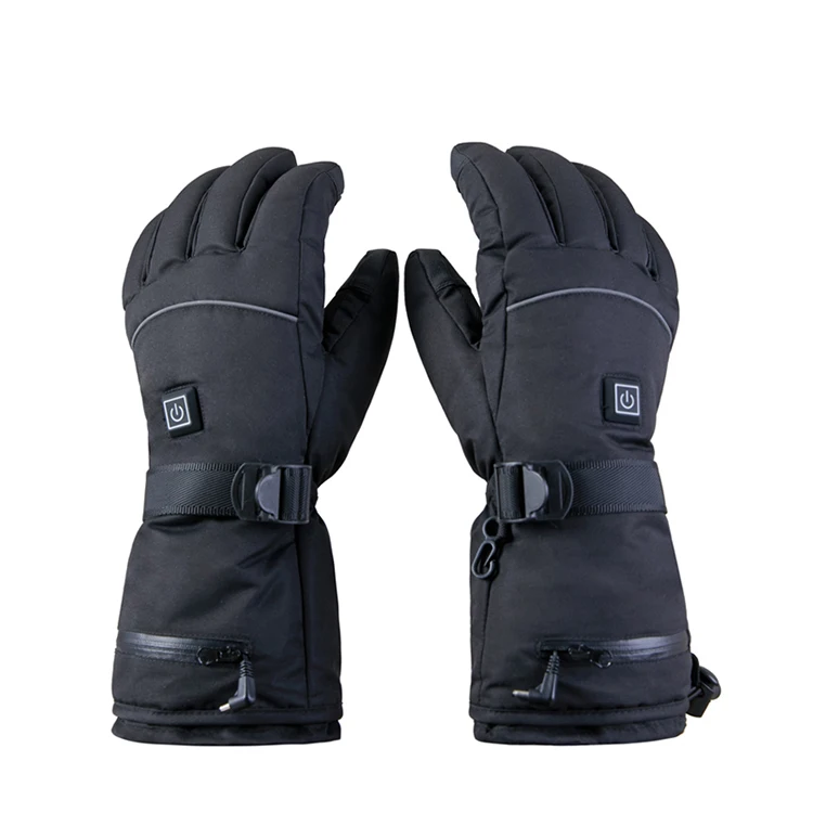 Waterproof Touchscreen Gloves 3 Adjustable Heating Temperature Waterproof Warm Gloves for Winter Outdoor Sports