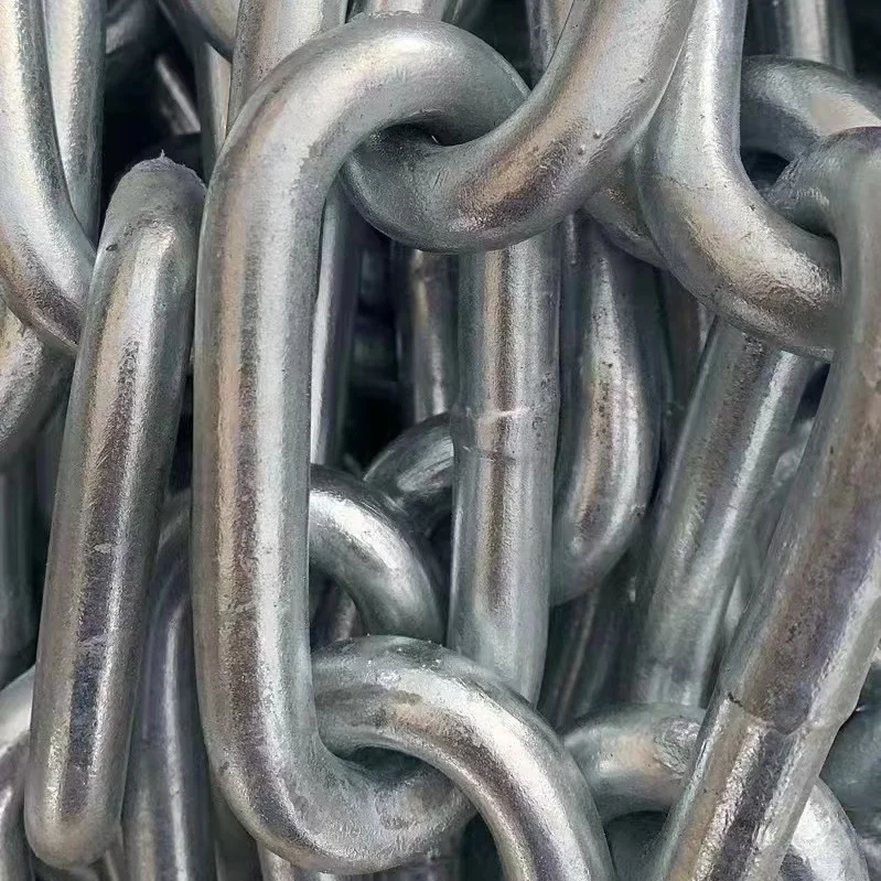 Alloy Steel Welded 10MM 12MM 13MM 16MM 18MM 19MM 20MM 22MM 24MM 25MM Hot Dip Galvanized G43 DIN763 Long Link Chain