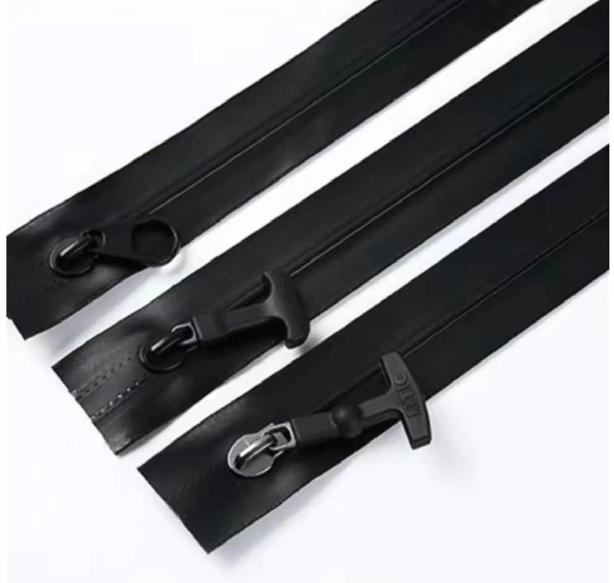 Custom high quality zipper waterproof PU waterproof zipper seal waterproof Nylon zipper