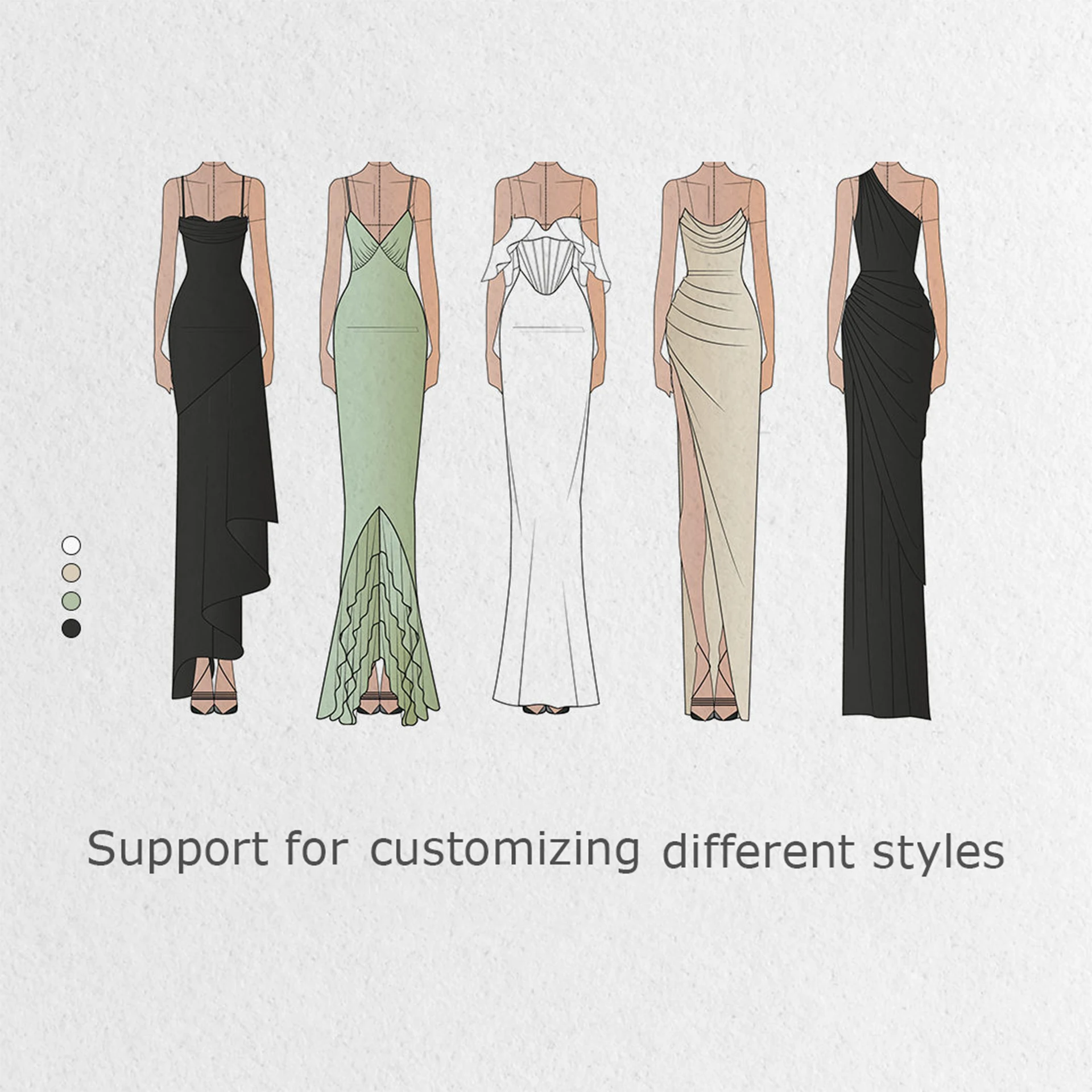 Oem Odm Clothing Manufacturer Clothes Low MOQ Design Custom wholesale Print Logo Ladies Elegant Casual Dresses Women Dress