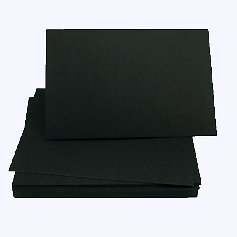 Hard black cardboard paper sheets black paper board  black bristol paper