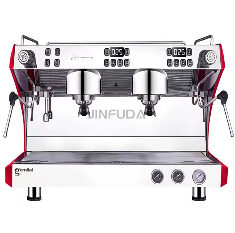 Profesional Kaffeemaschine Italian Coffee Maker E61 Two Group Semi Automatic 3 In 1 Commercial Coffee Espresso Machine In China
