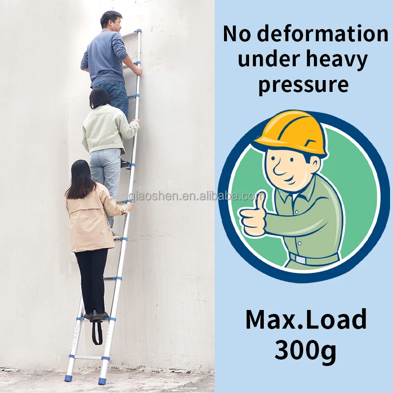 Easy Store 1.4m Blue Telescopic Ladder New Climbing Tool Stand Ladders