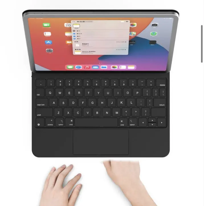 Magic Keyboard Case for iPad Pro 11 12.9 2018 2020 2021 Russian Arabic Korean Hebrew Spanish keyboard accessories