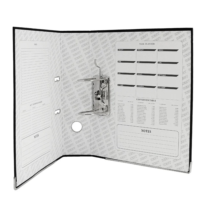 factory wholesale 2 hole metal clip FC binder custom office supplies lever arch A4 document letter size file folders