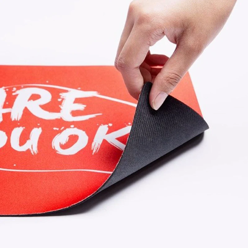 cheap hemmed edge good quality mutispandex blank custom anti slip mouse pad