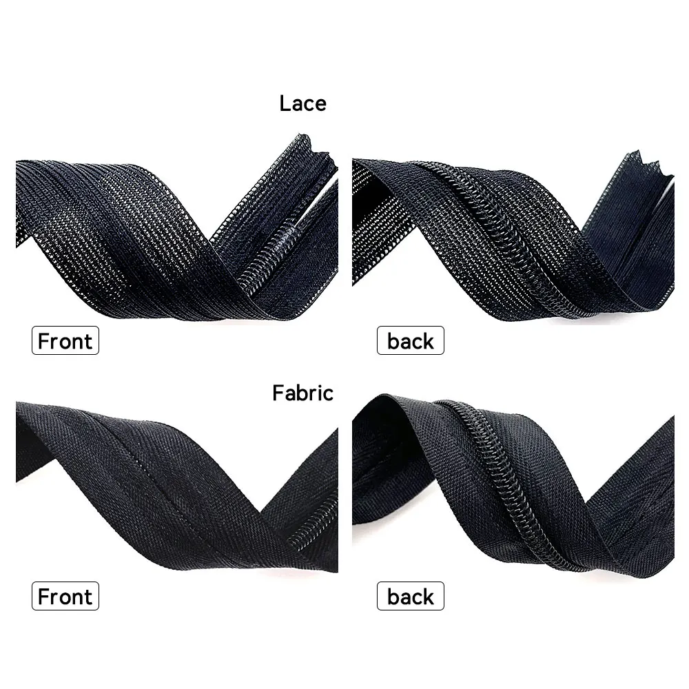 Two Way Invisible Zippers With Double Slider Zipper Auto Lock Invisible Zipper For Nursing Clothes