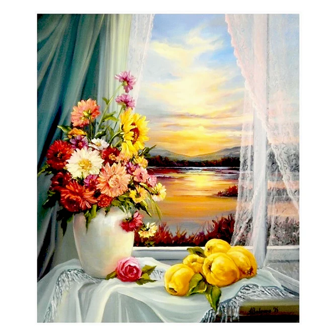 colorful flower pattern diamond painting gift kids diamond painting diamond mosaic painting