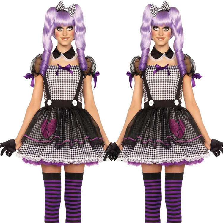 Halloween new cos circus clown funny actor costume