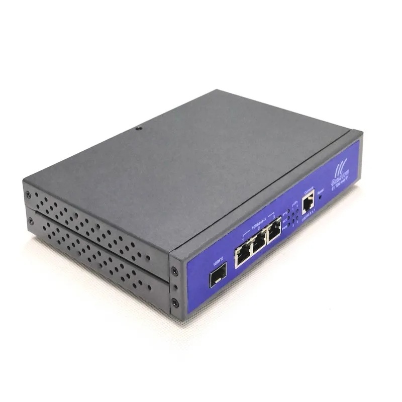 4 E1 over Ethernet fiber optical converter TDM over IP fiber media converter