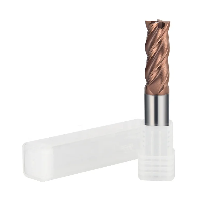 4 Edge Carbide End Mill Special stainless steel milling cutter for Stainless Steels Titanium Inconel milling