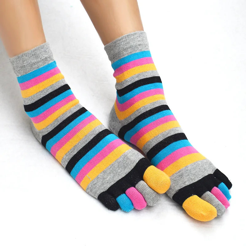 Носки с открытым носком; Хлопковые спортивные носки для бега с пятью пальцами; yoya (62233745526)