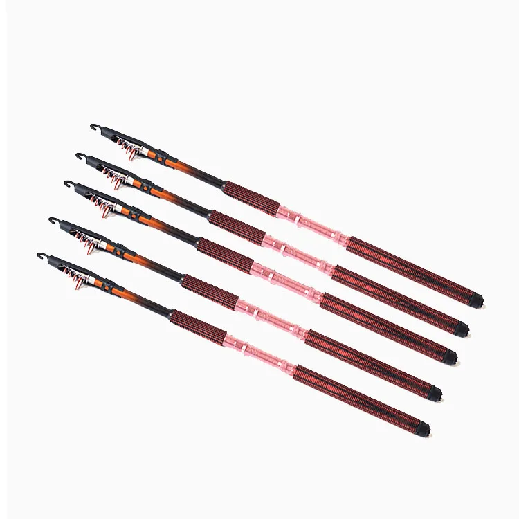 1.8m 2.1m 2.4m 2.7m 3m 3.6m 4.5m Saltwater Carbon fiber Medium heavy Travel casting Firefox Fishing rod bait casting rod