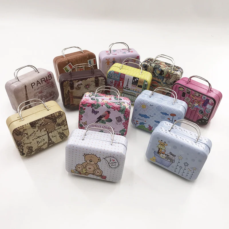 Variety Mini Suitcase Luggage Eyelashes Case Custom packaging 3D 5D 25mm Mink Lashes With Custom Logo