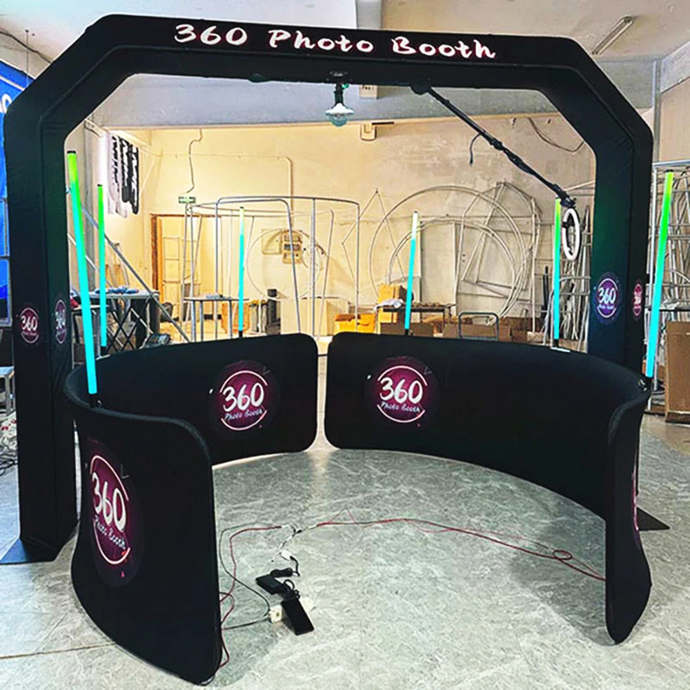 360 фотобудка с замедленным движением над головой камерой Dslr в Dslrbooth