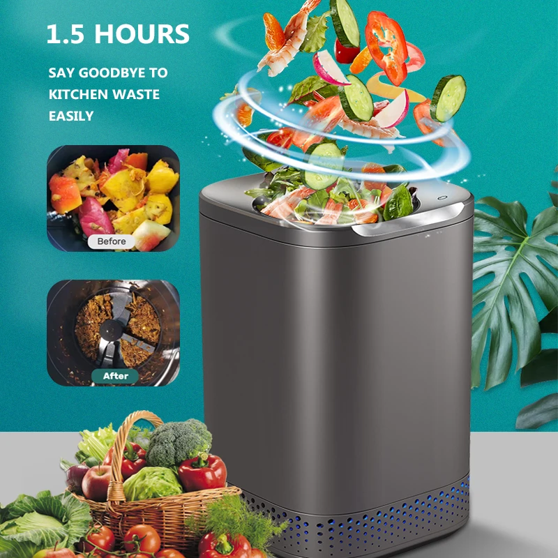 Easy to Use Kitchen ABS Plastic Material Food Waste Recycle Food waste composting machine food waste recycling machine
