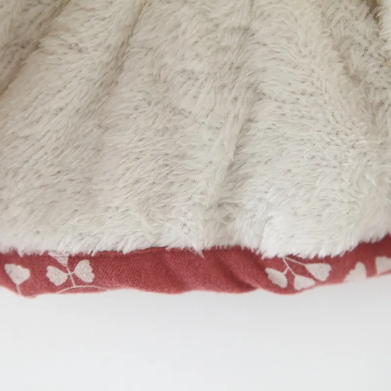 Baby Girls Dress Autumn and Winter Girls Thicken Plus Velvet Long Sleeve Down Dress White Fur Vest 2Pcs Suit Kids warm Clothes