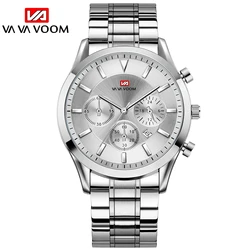 Hot Selling Best Quality Quartz Luxury Waterproof Stainless Steel Back Nickel Free Water Men Fashion Quartz Custom watch for men