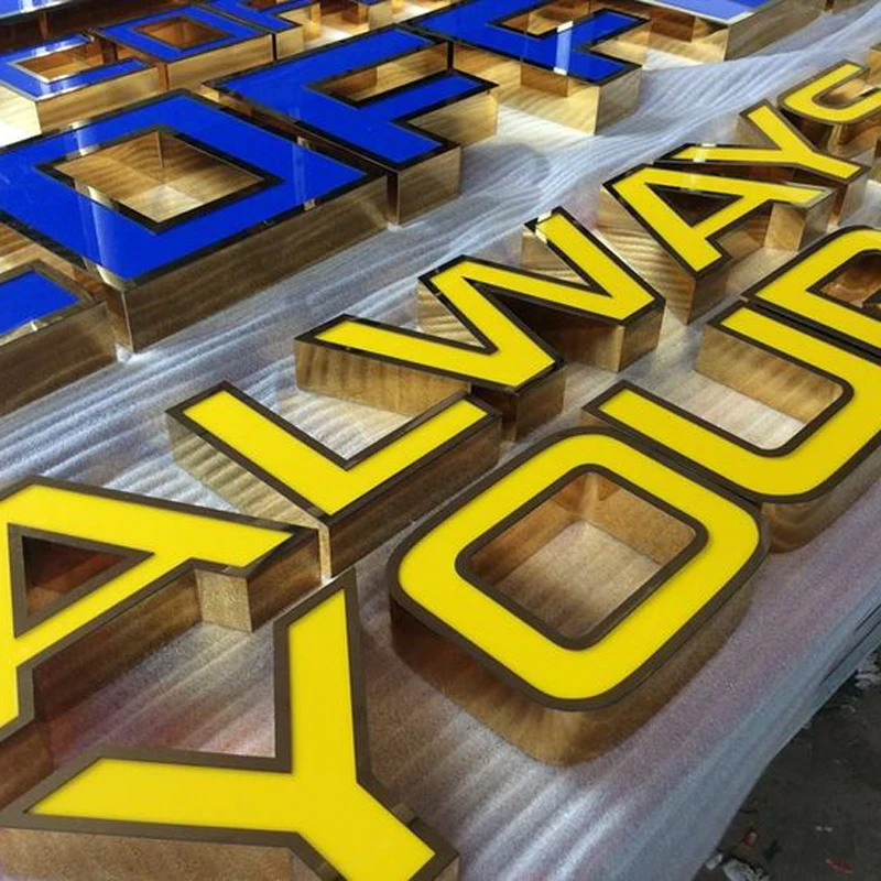 Xizheng 3d sign business sign led acrylic signboard shop sign external