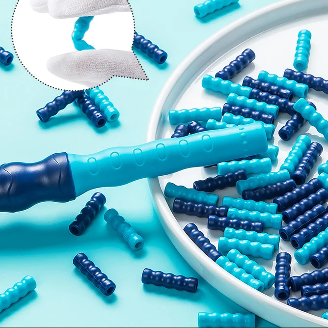 Soft Bead Jump Rope Beaded Segmented Adjustable Jumping Rope for Adults Gym Exercise Fitness