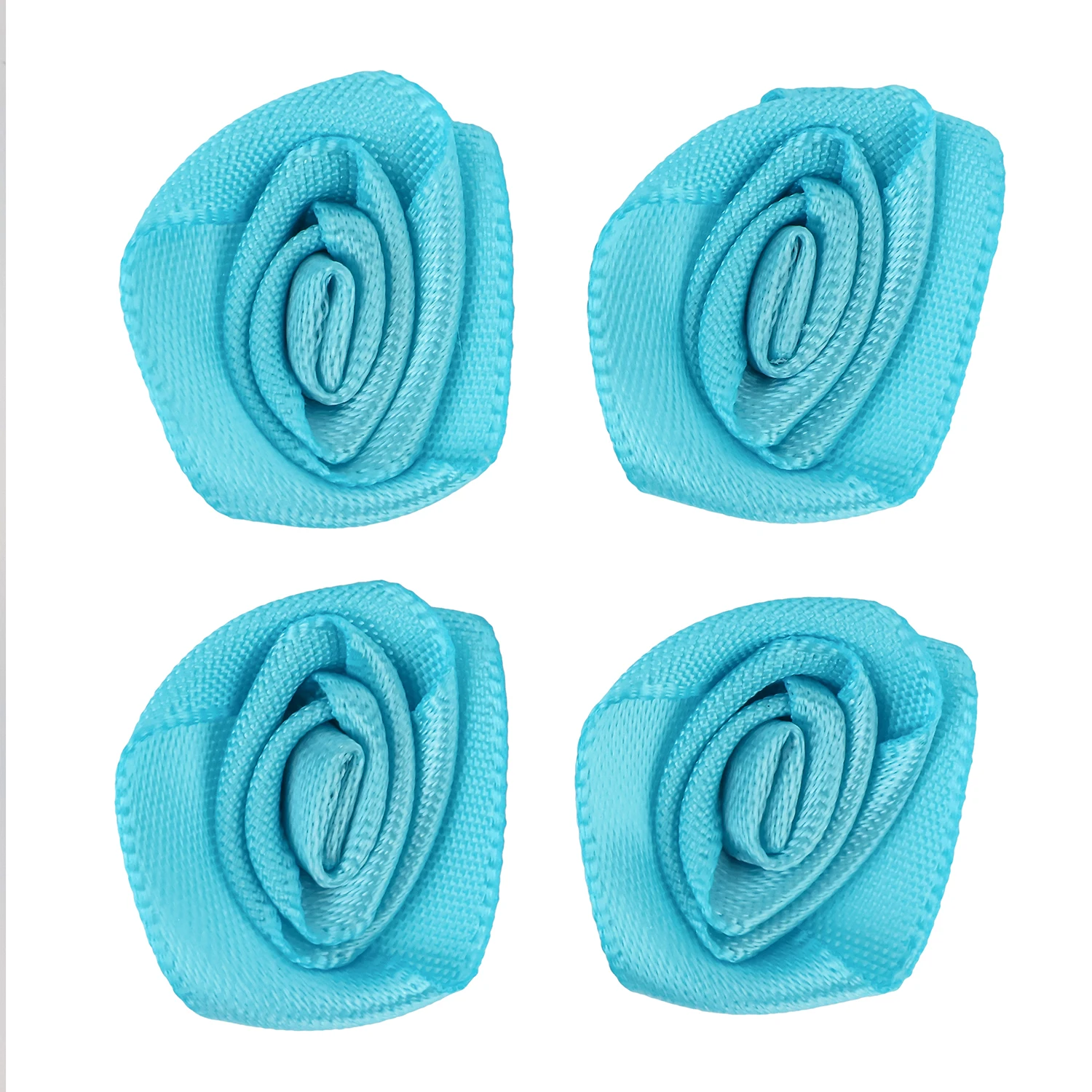 Wholesale Handmade Clothing Decorative Flower Artificial Fabric Girls Hair Clothing Dress Ribbon Bow For Craft Accessories