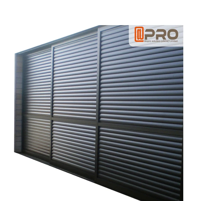 New exterior villa shutters louver door aluminum shutter Windows aluminum shutters price fiberglass shading louver