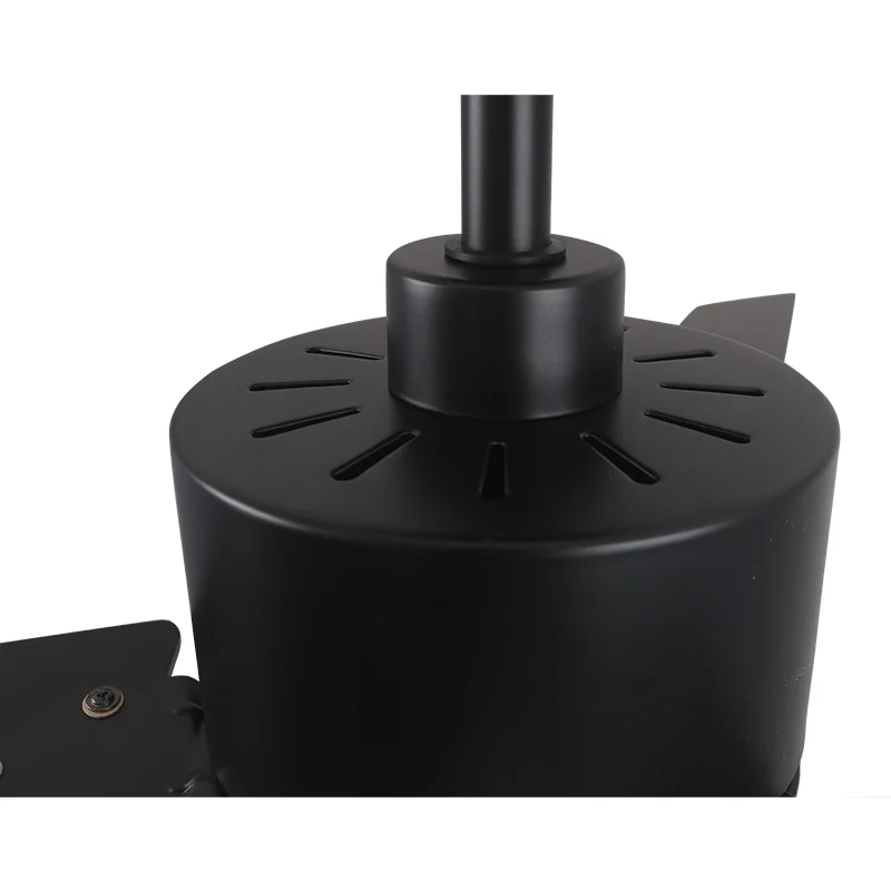 LED 52 inch Flush Mount Modern Ceiling Fan with Light Kit, Indoor and Outdoor Fans Lights Available with Pull Chain AC Motor