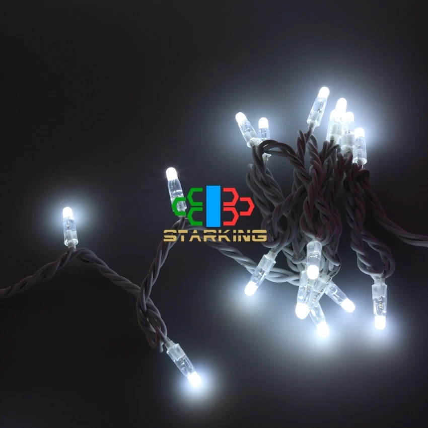 LED Lighting Christmas Outdoor Decoration 10m 100LEDs Rubber String Light