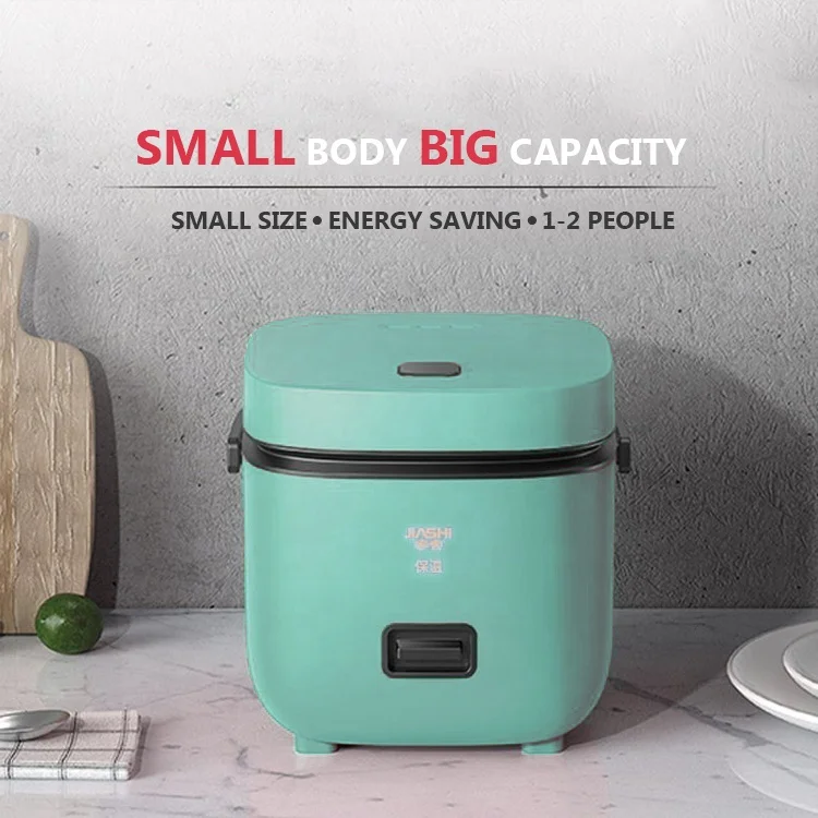 1.2L Small Electric Rice Cooker Multi Cooker With Removable Nonstick Pot For Rice Soup Stews