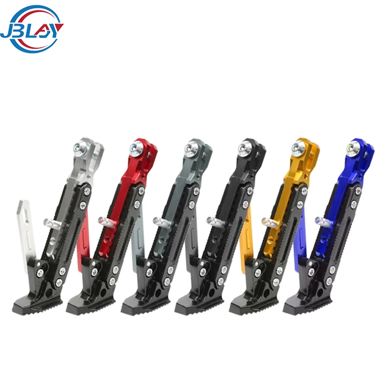 Motorcycle Modified Aluminum Alloy Adjustable Parking Side Support Frame Motorcycle Kickstand CNC Foot Side Stand
