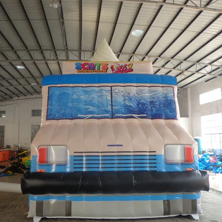 Portable inflatable concession tent inflatable ice cream booth Dining car tent for advertising promotion